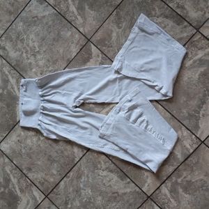FINAL PRICE!!. Free People Good Karma Flare Leg Leggings  Ice Grey Size M/L